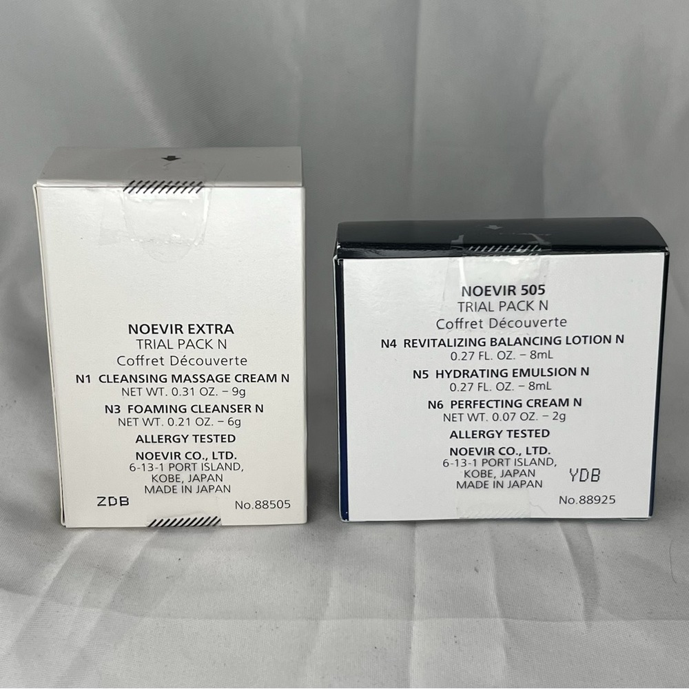 😍 2 Noevir trial packs Extra 505 NIP NWT sealed Japanese - Picture 2 of 13